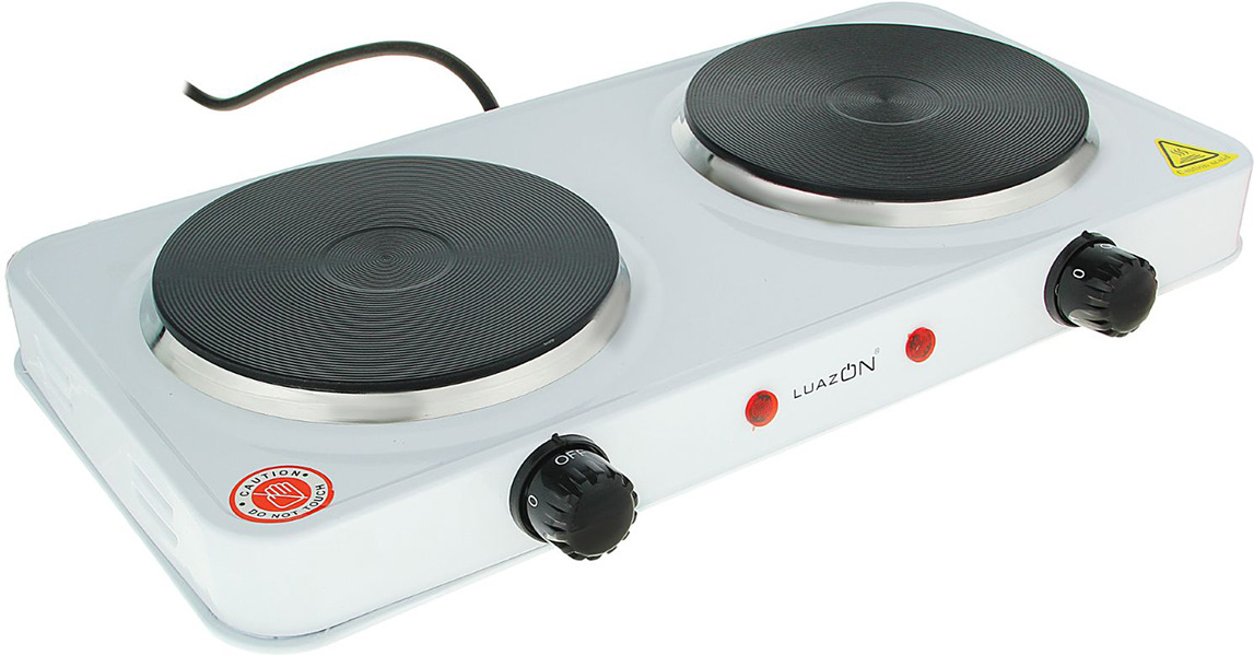 Настольная плита Luazon Home LHP-005, белый Настольная плита Luazon Home LHP-005, белый