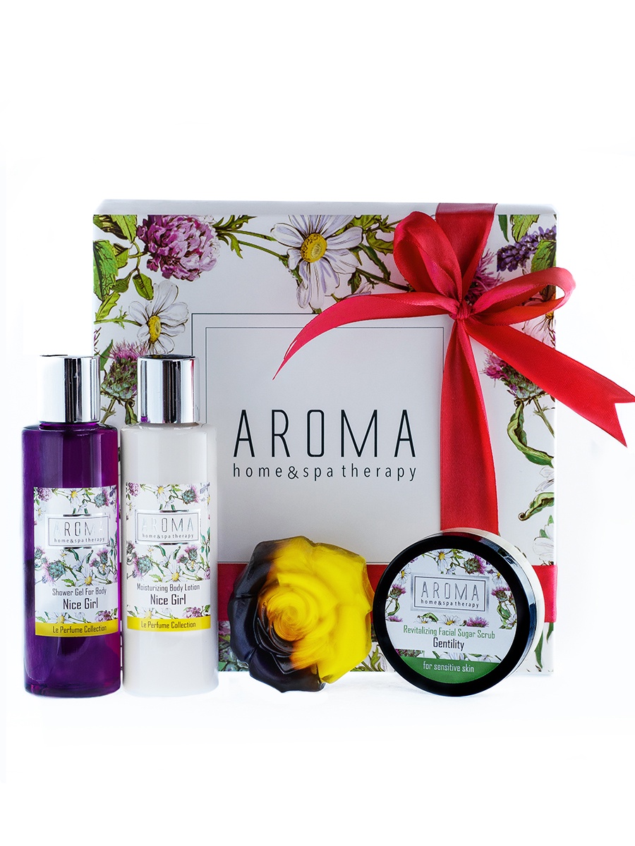 фото Набор косметики для ухода за кожей Aroma Home & Spa Therapy Подарочный набор Le Perfume Collection «Nice Girl» для женщин