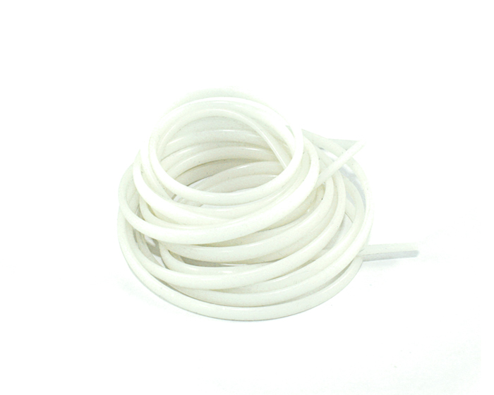 фото Шнурки Хорс Шнурок силиконовый люминесцентный белый 2*120см, белый