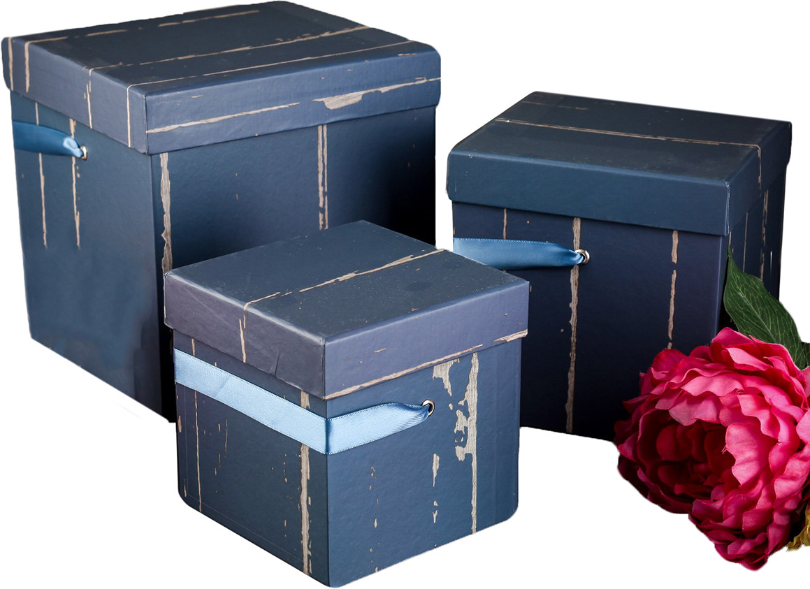 фото Набор подарочных коробок "3 в 1", квадратных, 3631896, 3 шт Иу жусима крафтс кампани лимитед