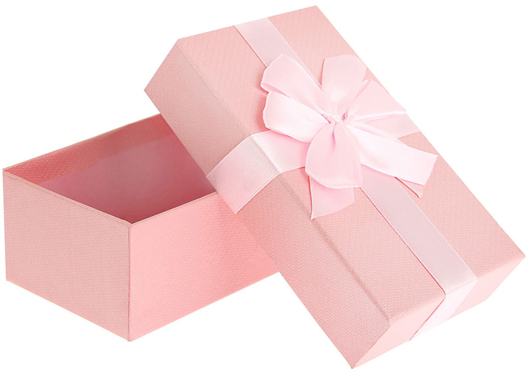 фото Коробка подарочная, 892913, нежно-розовый, 5,5 х 9 х 15 см Иу жусима крафтс кампани лимитед
