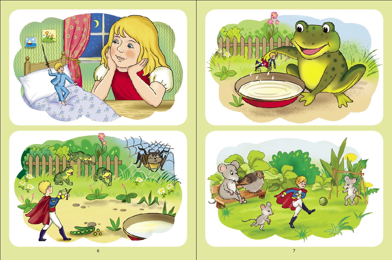 Сказки по картинкам для детей 5 лет