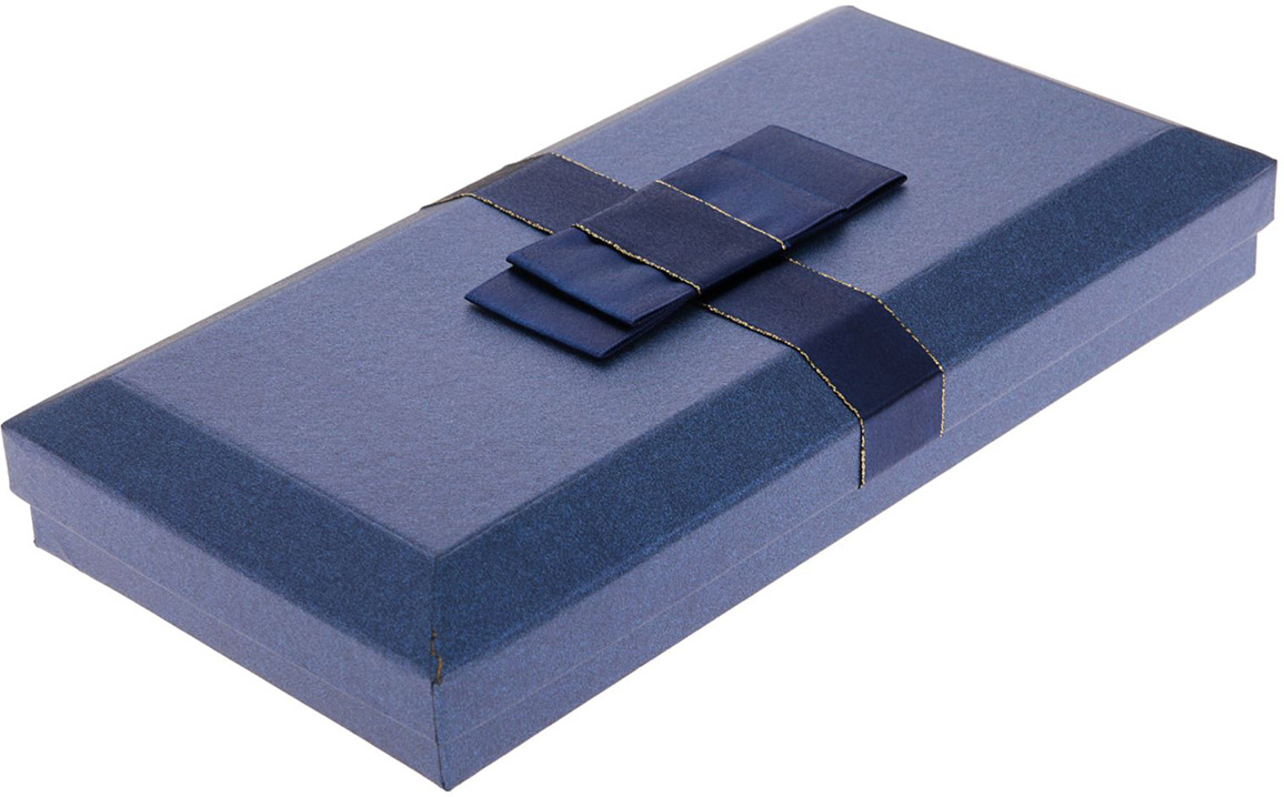 фото Коробка для конфет подарочная, 2489275, синий, 26 х 13 х 4 см Иу жусима крафтс кампани лимитед