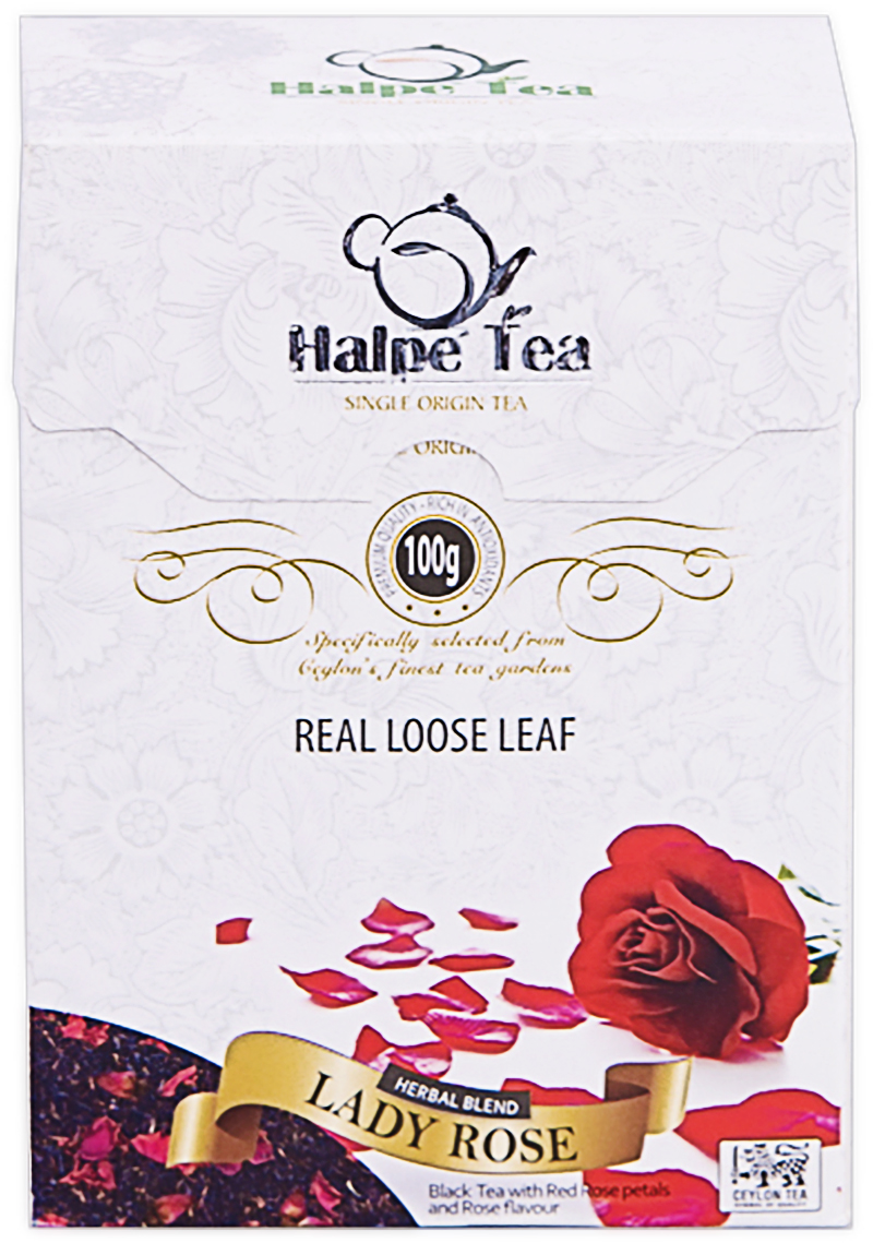 Цейлонский черный байховый чай Pekoe c лепестками розы - Lady Rose ...