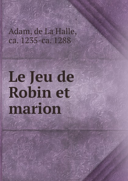 Le Jeu de Robin et marion