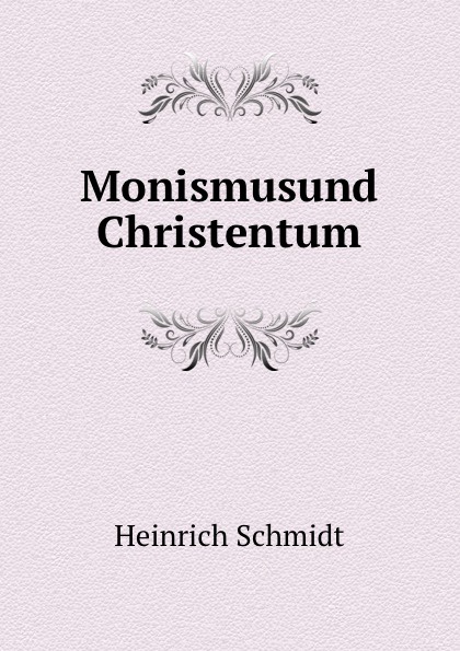 Monismusund Christentum