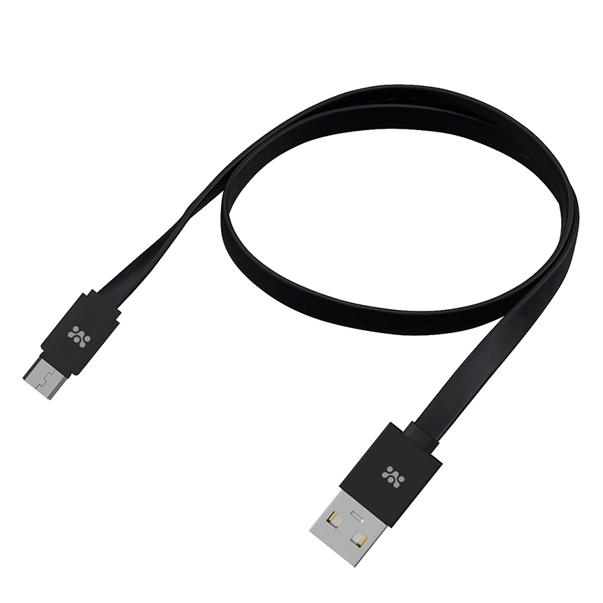 фото USB кабель micro Promate linkMate-U2F (1.2m), black