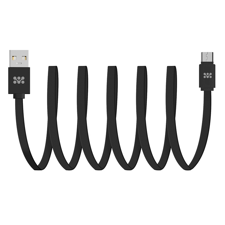 фото USB кабель micro Promate linkMate-U2F (1.2m), black