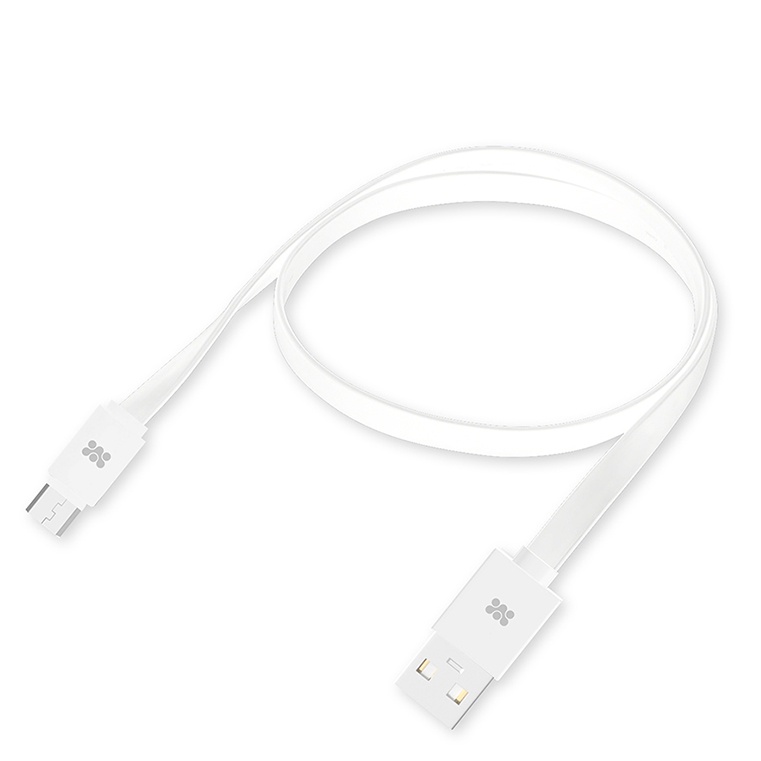 фото USB кабель micro Promate linkMate-U2F (1.2m), white