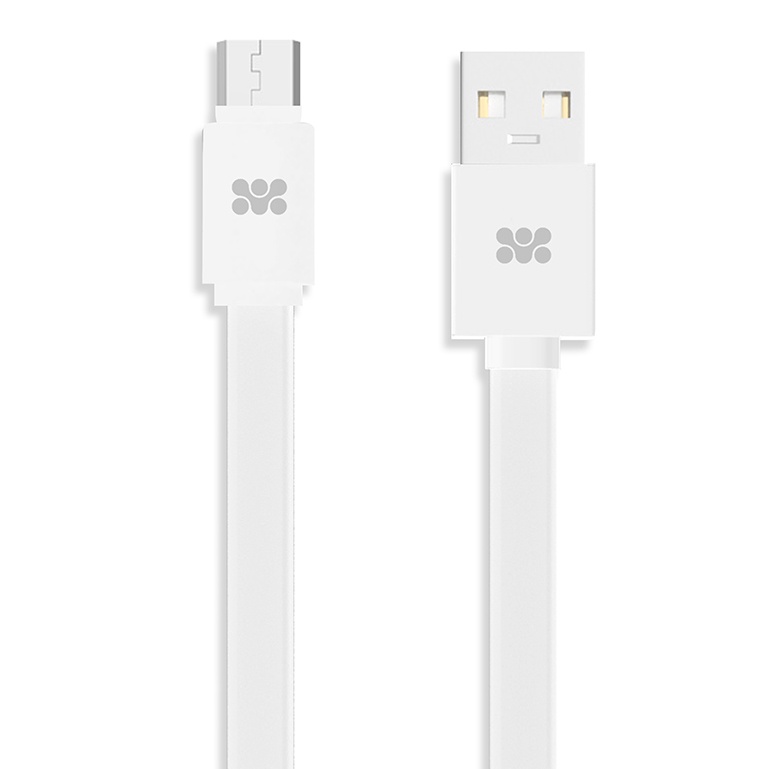 фото USB кабель micro Promate linkMate-U2F (1.2m), white