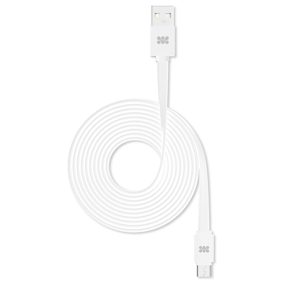 фото USB кабель micro Promate linkMate-U2F (1.2m), white