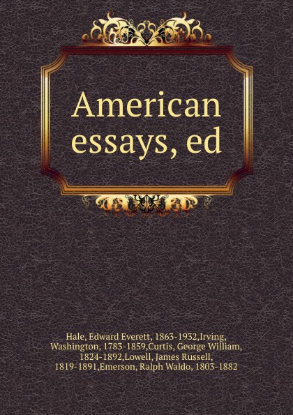 American essays, ed