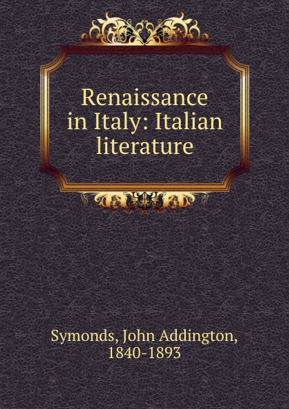 Renaissance in Italy: Italian literature