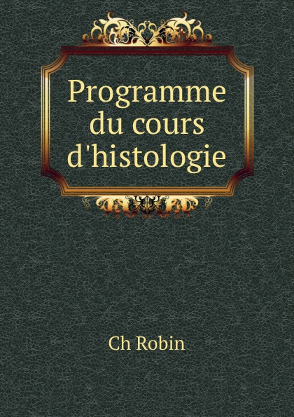 Programme du cours d.histologie