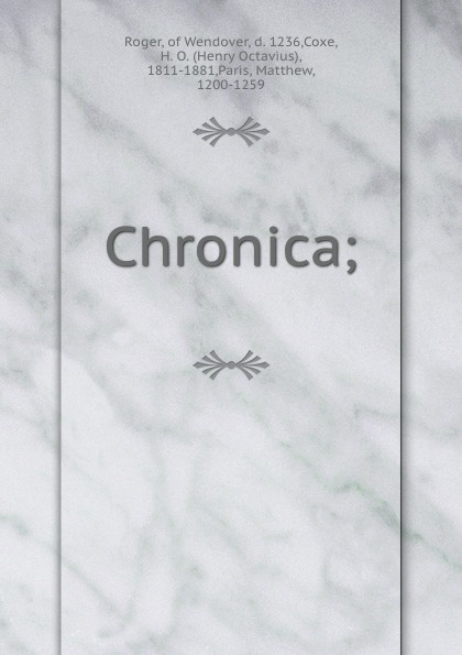 Chronica;