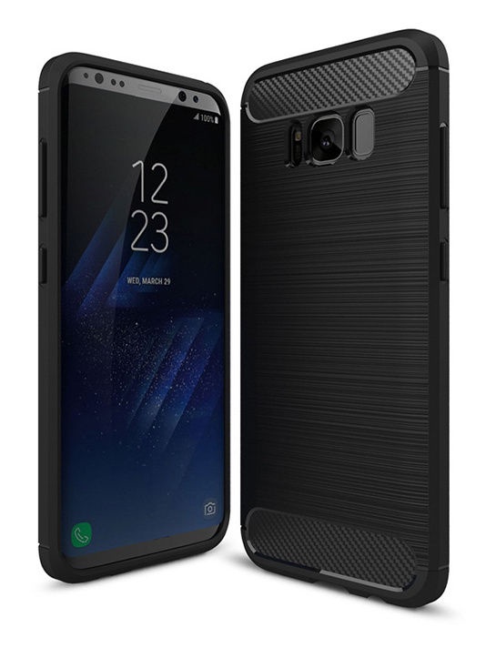 фото Чехол для сотового телефона UVOO "Carbon Design" для Samsung Galaxy S8 Plus, черный