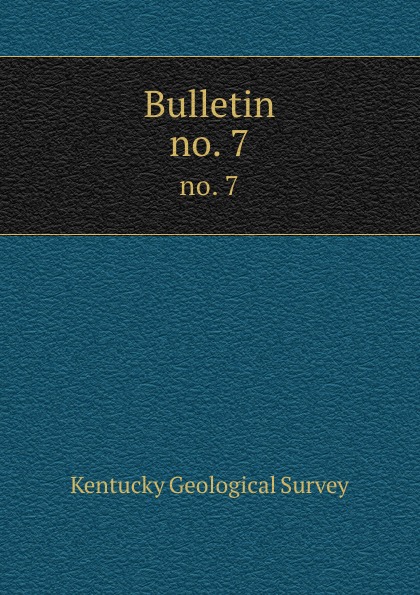 Bulletin. no. 7