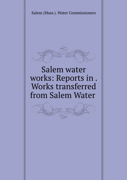 Салем книги. Salem Water. PTSD книга Salem.