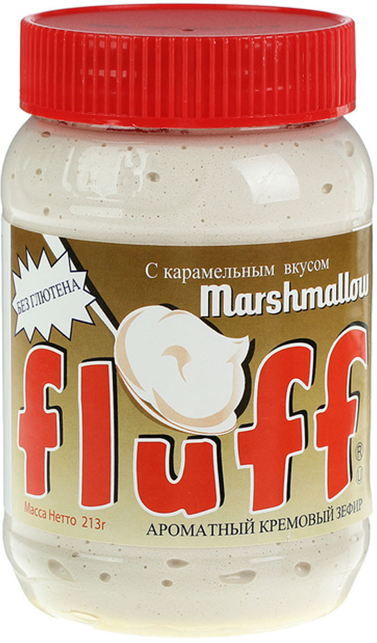 Fluff мягкий зефир со вкусом карамели, 213 г — купить в интернет ...
