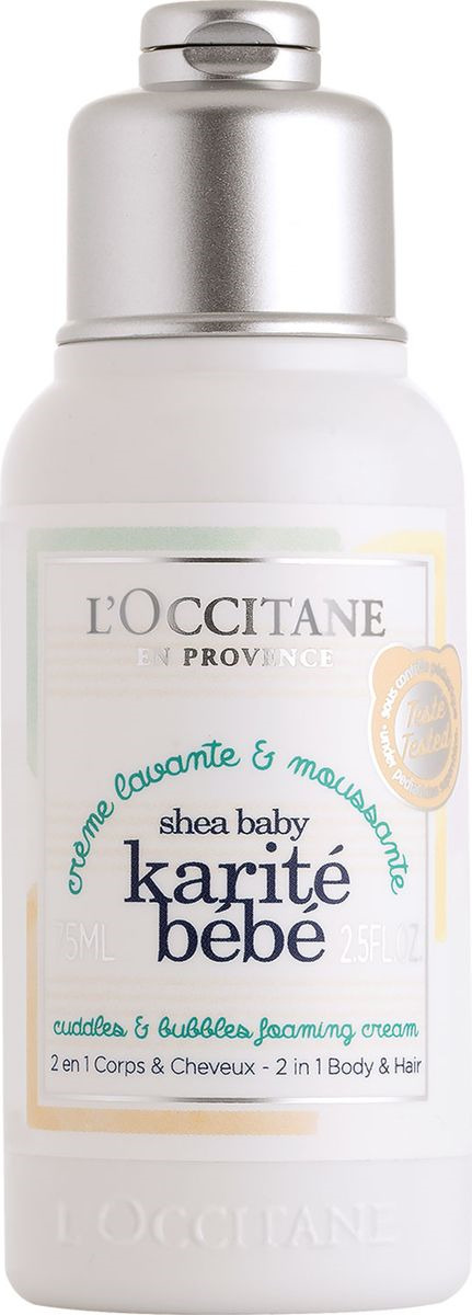 фото Крем-гель для купания 2 в 1 детский L’Occitane En Provence Baby Care, 75 мл