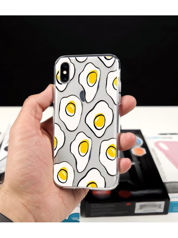 фото Чехол для сотового телефона With Love. Moscow Art Design "Яичница" для Apple iPhone X / XS