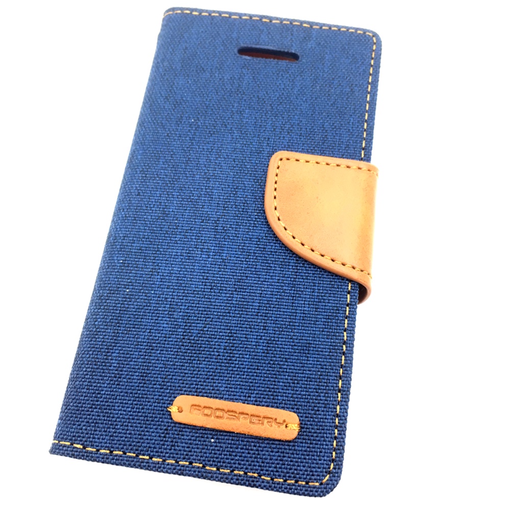 Чехол для сотового телефона Goospery iPhone 5C Чехол-книжка силиконовая джинсовый стиль Mercury Fancy Diary, темно-синий