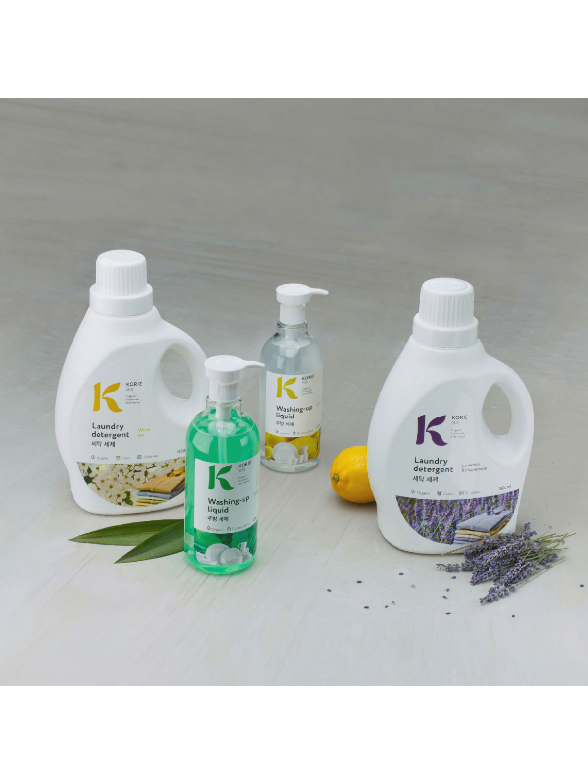 фото Korie Washing-up liquid "Aloe" Натуральное средство для мытья посуды Korie "Алоэ"