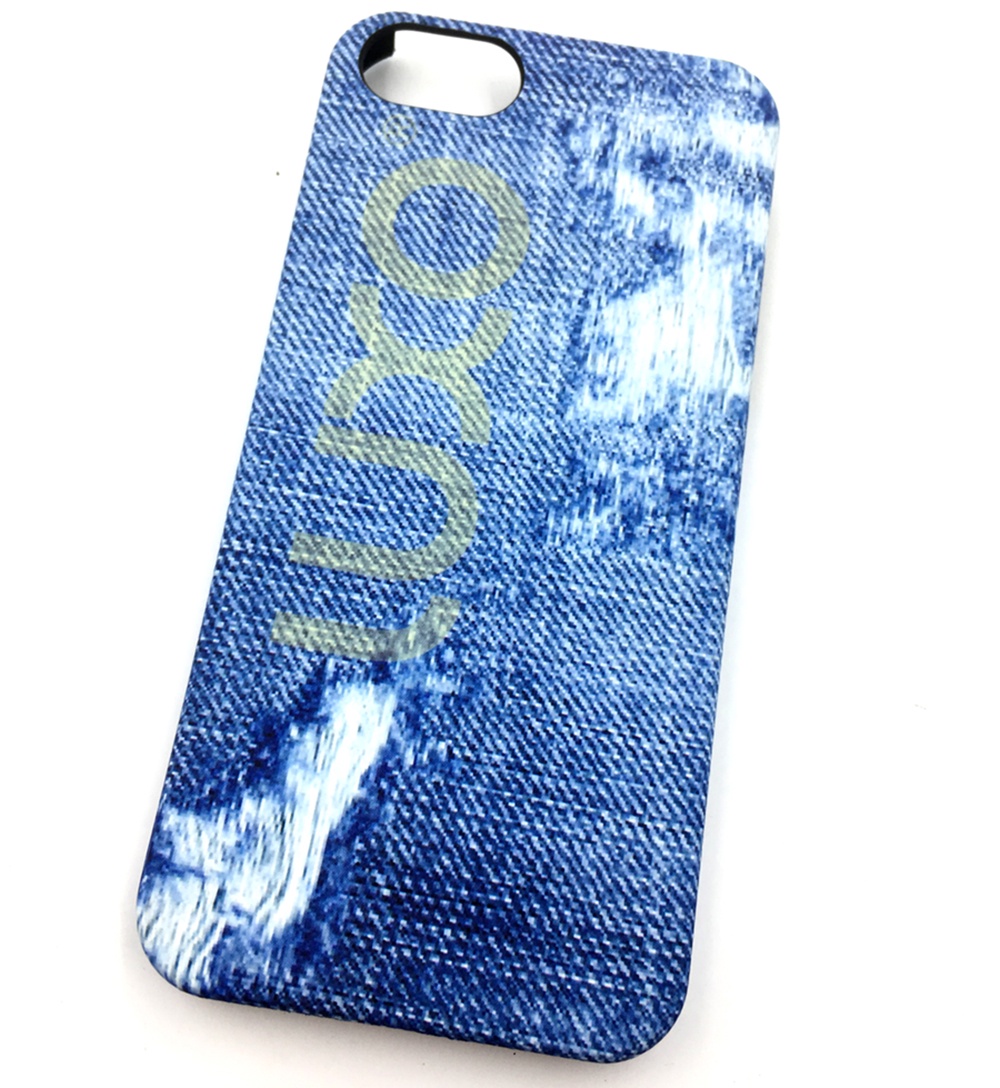 Чехол для сотового телефона Мобильная Мода iPhone 5/SE Накладка пластиковая с джинсовым принтом LUXO