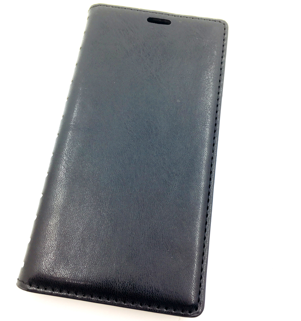 Чехол для сотового телефона Мобильная Мода Lenovo Z90 Vibe Shot Чехол-книжка силиконовая с отделом для карт QUINS, черный