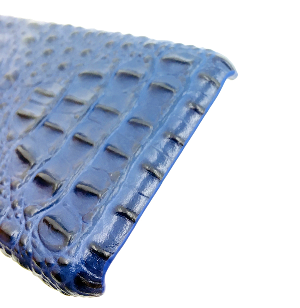 фото Чехол для сотового телефона Мобильная Мода iPhone X Накладка пластиковая со структурой кожи крокодила, синий