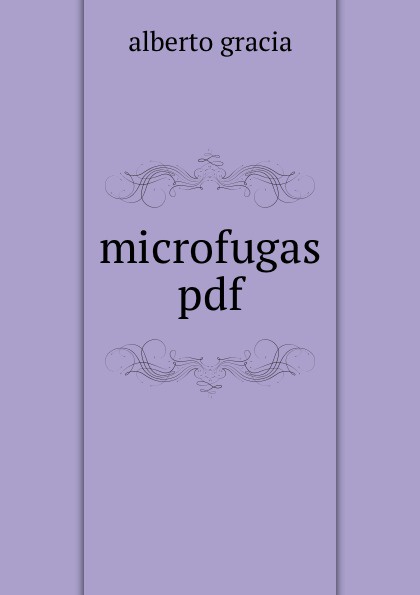 microfugas pdf