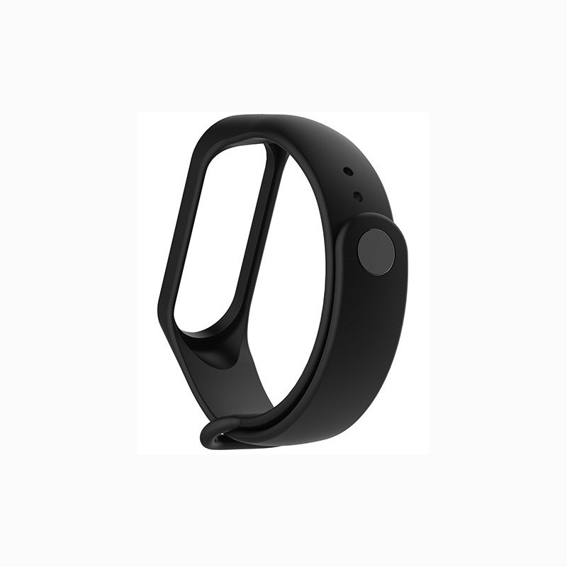 фото Ремешок для фитнес-браслета Xiaomi Mi Band 3/4, черный