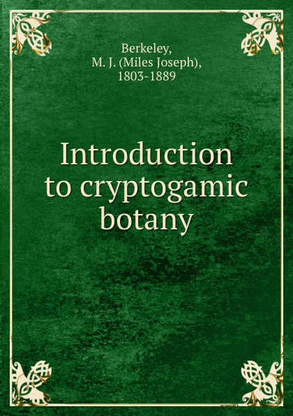 Introduction to cryptogamic botany