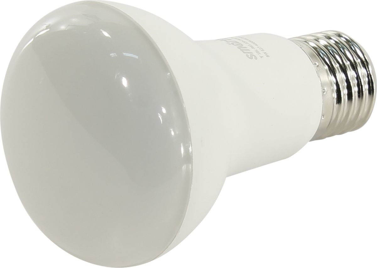 Лампа светодиодная SmartBuy R63, холодный свет, цоколь E27, 4000 К, 8 Вт