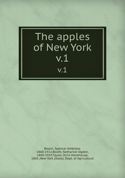 The apples of New York. Volume 1