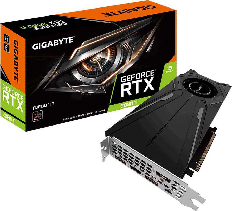 фото Видеокарта Gigabyte GeForce RTX 2080 Ti Turbo OC 11GB, GV-N208TTurbo OC-11GC