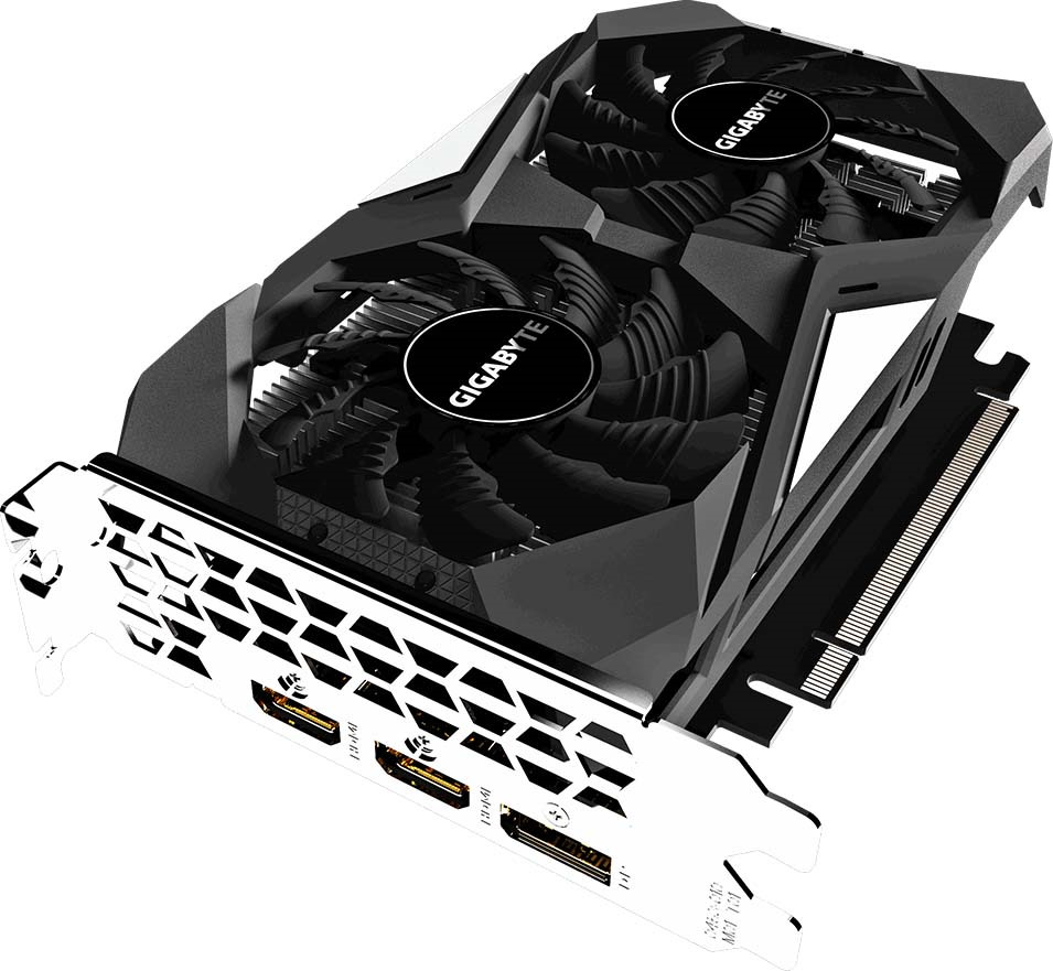 фото Видеокарта Gigabyte GeForce GTX 1650 WindForce OC 4GB, GV-N1650WF2OC-4GD