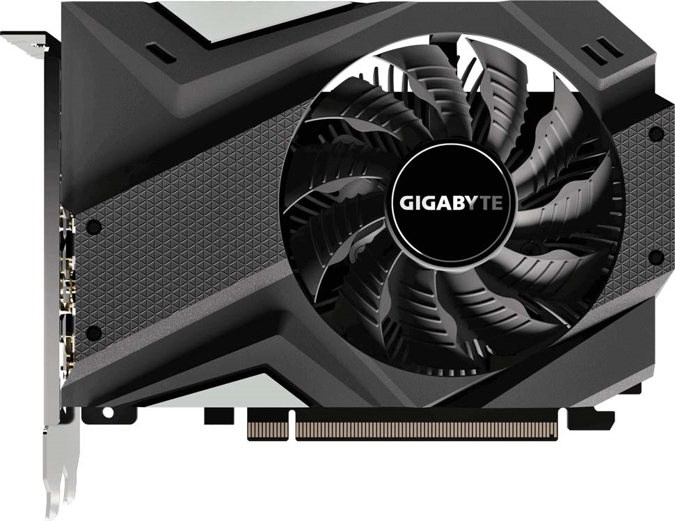 Видеокарта Gigabyte GeForce GTX 1650 Mini ITX OC 4GB, GV-N1650IXOC-4GD