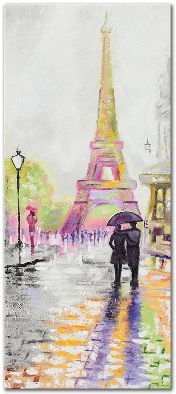 фото Картина Прекрасный Париж 50х115 см, Акрил