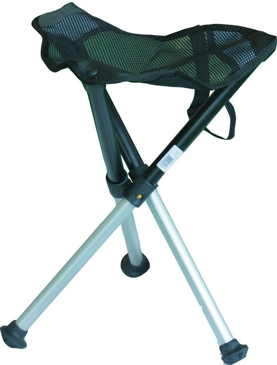 фото Стул складной Woodland Tripod Mini, черный, 45 х 35 см