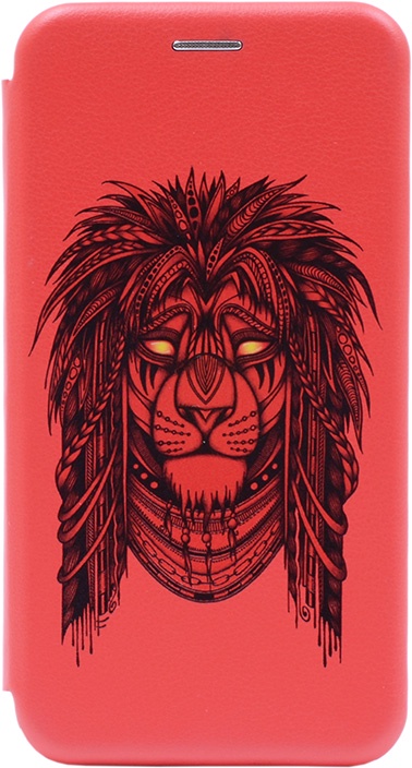 фото Чехол для сотового телефона GOSSO CASES для Apple iPhone XR Book Art Jack Grand Leo red, красный