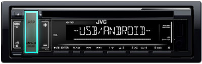 фото Автомагнитола JVC KD-T401