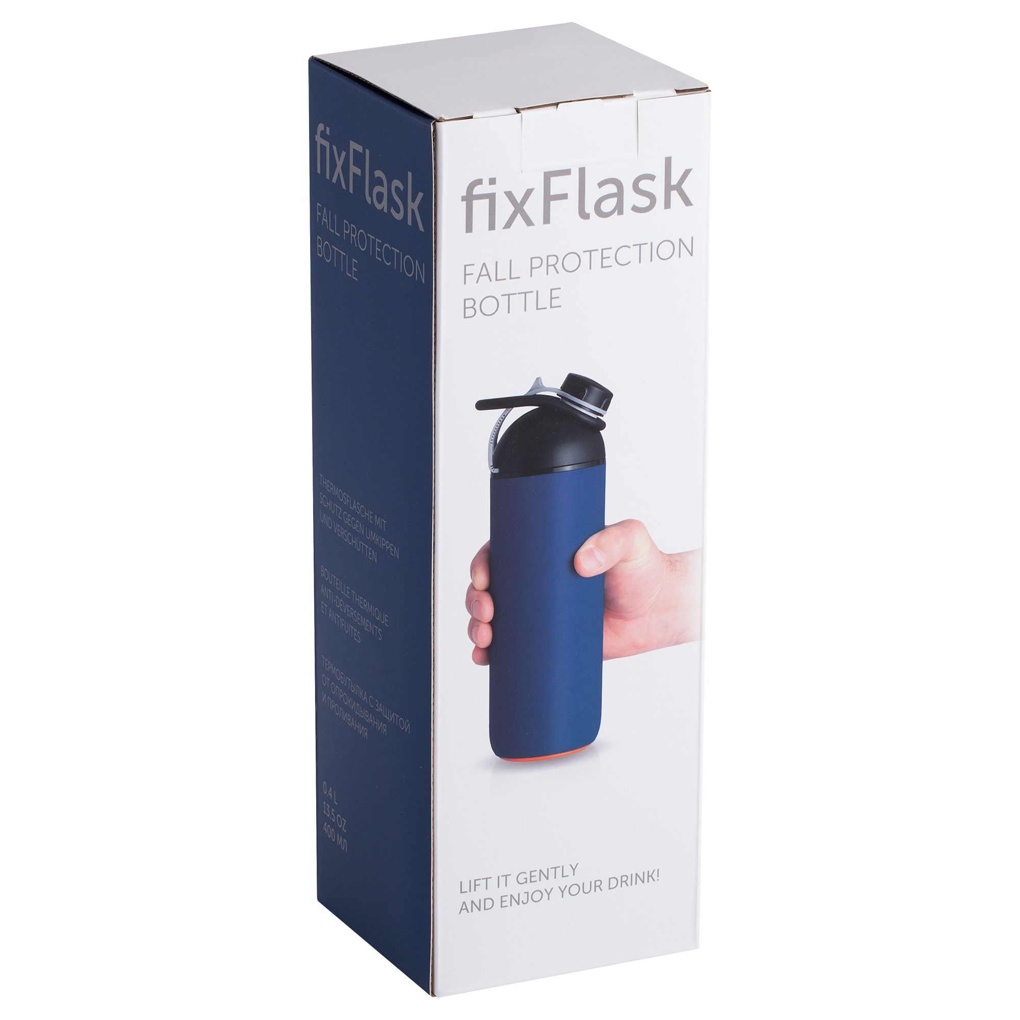 фото Бутылка для воды Indivo fixFlask, синий