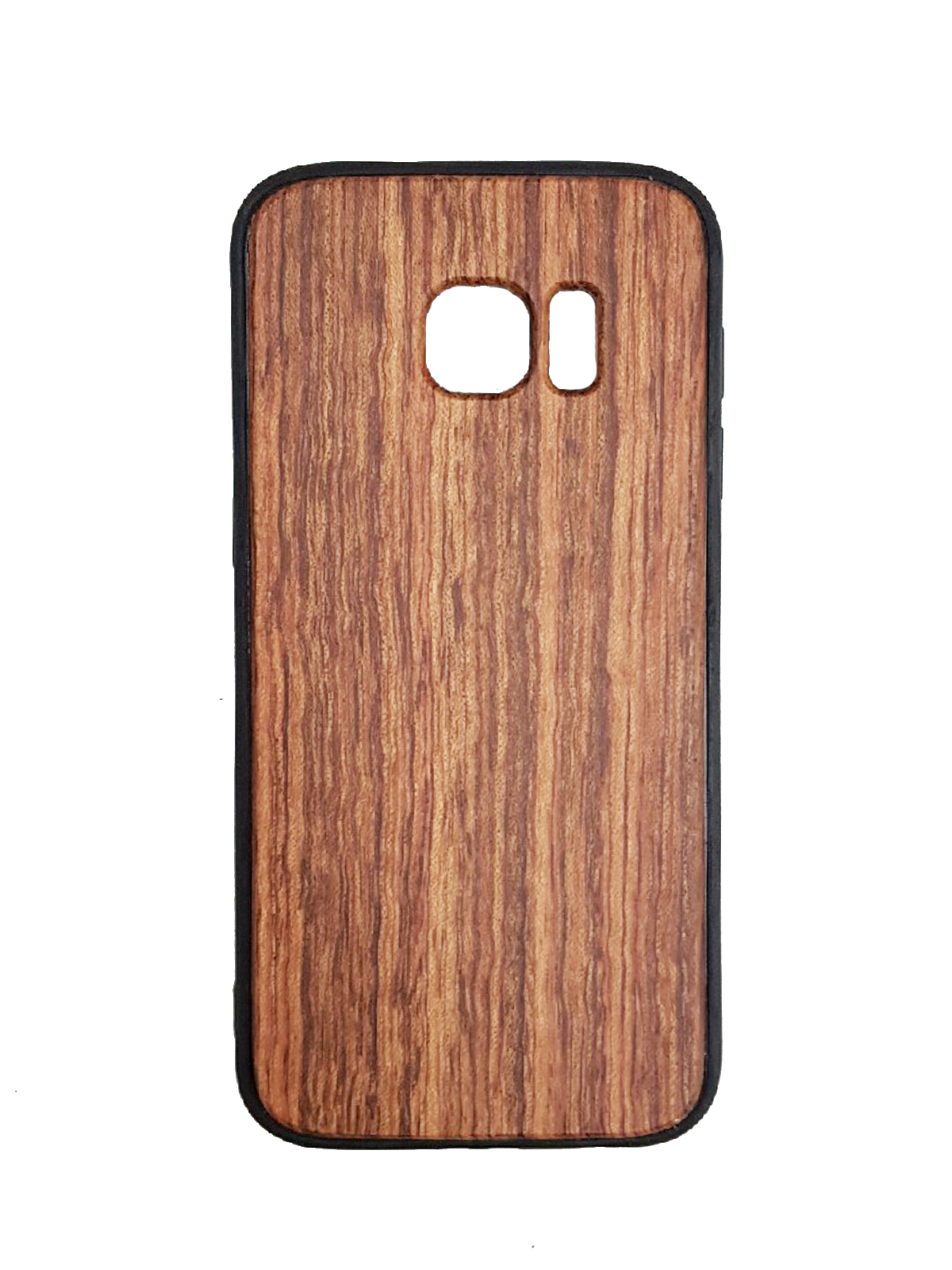 Чехол для сотового телефона Green Case Деревянный чехол-бампер для Samsung Galaxy S7, коричнево-красный