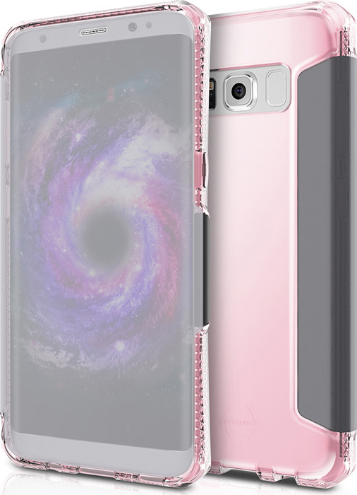 Чехол-книжка Itskins Spectrum Vision для Samsung Galaxy S8+, светло-розовый