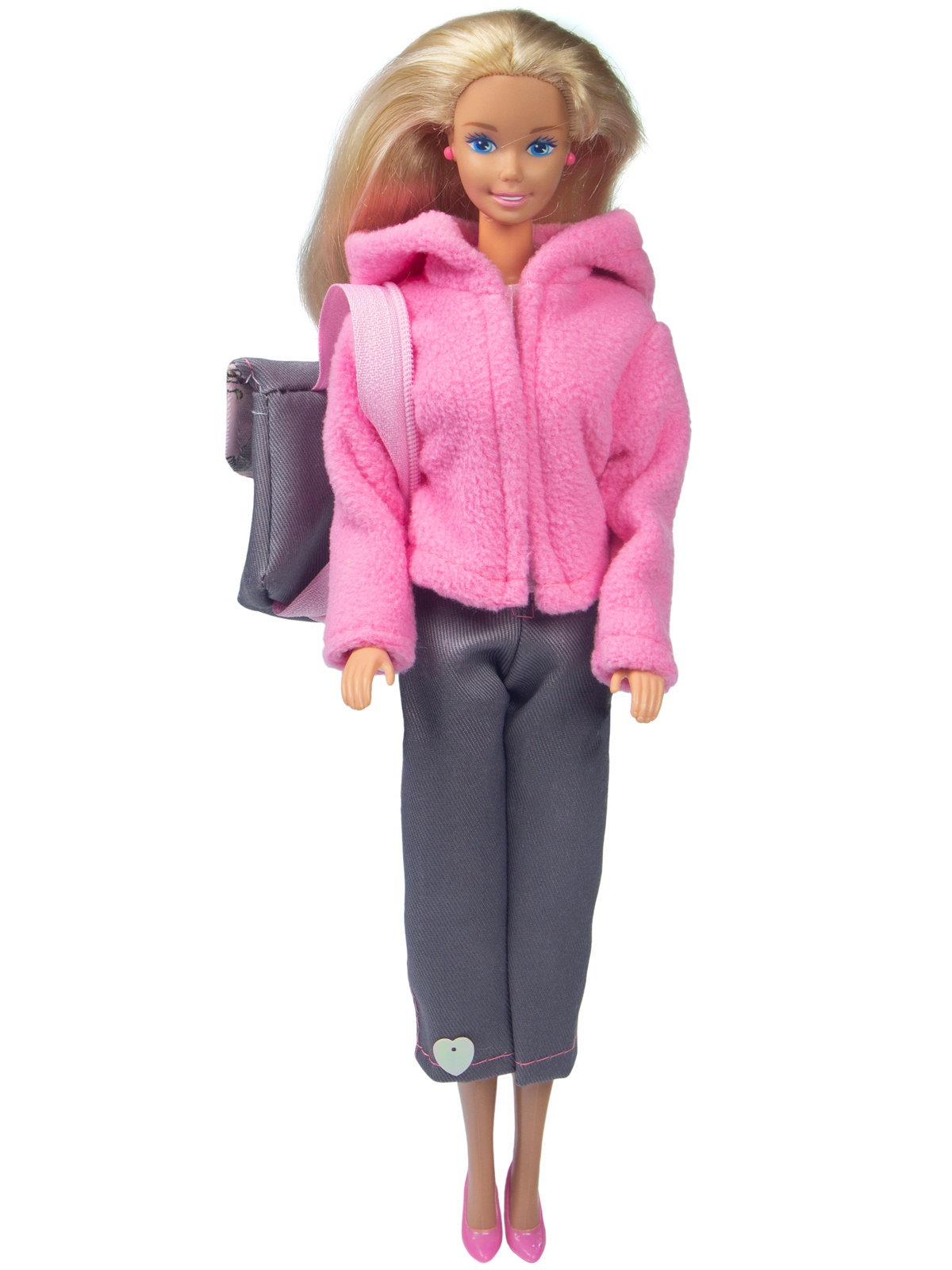 фото Одежда для кукол Модница Набор прогулочный для кукол 29 см розовый