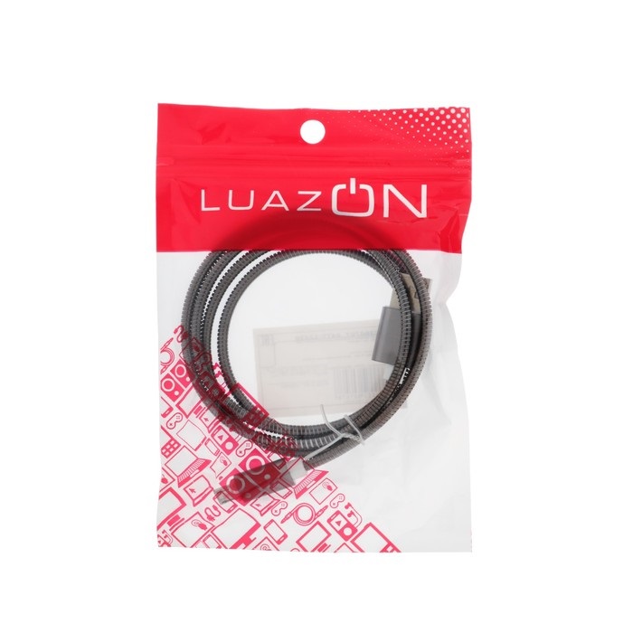 фото Кабель Luazon micro USB-USB, серебристый