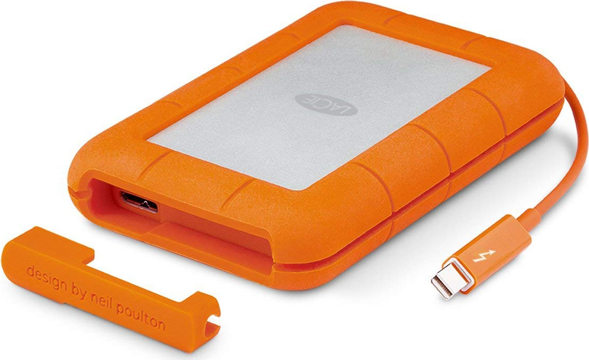 фото Внешний жесткий диск LaCie Rugged Thunderbolt USB 3.0, 2 ТБ, оранжевый