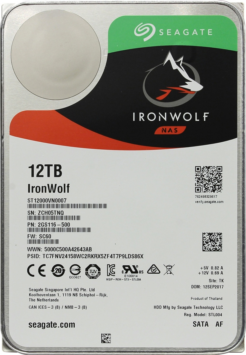 12 ТБ Внутренний жесткий диск Seagate Внутренний жесткий диск Seagate ...