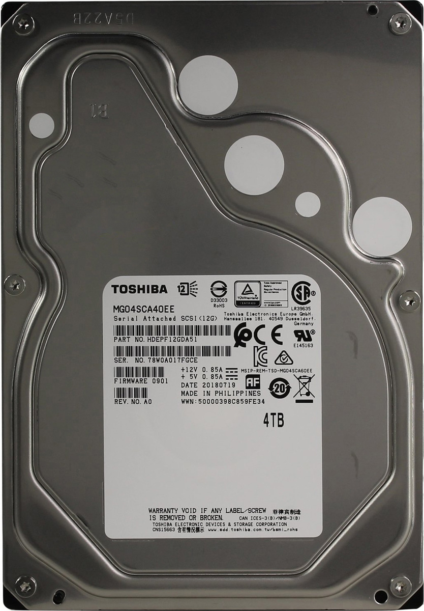 Внутренний жесткий диск Toshiba Enterprise Capacity (MG04SCA40EE ...